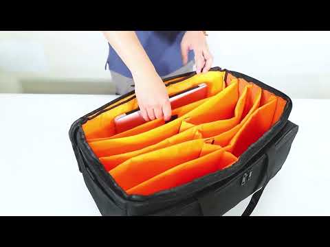 Talrizio Cable File Gig Bag Organizer Musician and DJ HZ 2024 - Black image 8