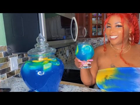 BLUE LAGOON HUNCH PUNCH RECIPE 💙 | Dangerously Delicious!