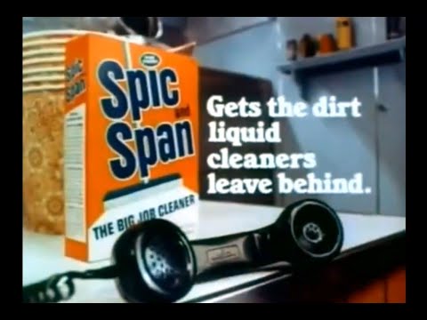 Spic And Span Commercial (Ron Carey, Early 1970s)