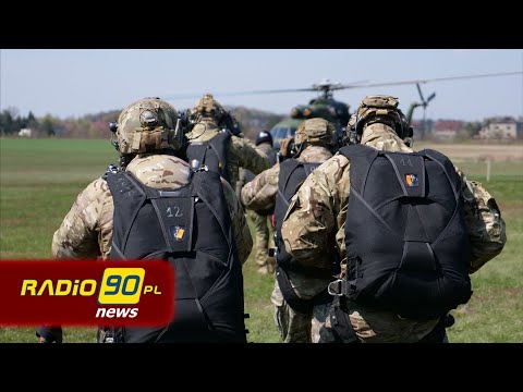 Jednostka Wojskowa AGAT z Gliwic. Ćwiczenia komandosów na lotnisku w Rybniku-Gotartowicach #radio90