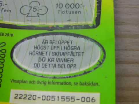 Konstig vinst på triss