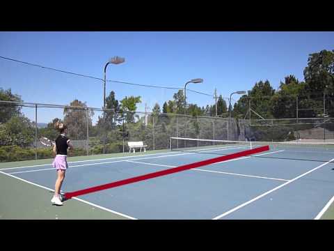 Janine's physics project - Calculate the speed of her serve