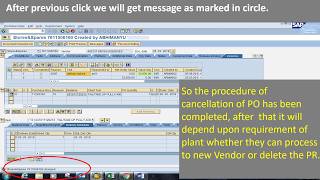 HOW TO CANCEL/DELETE PURCHASE ORDER IN SAP#SAP#LEARNING#SAPMM