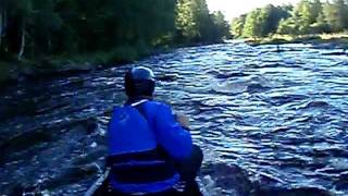 preview picture of video 'Kanootin upotus koiteliin. Canoe sinks in Kiiminkijoki'