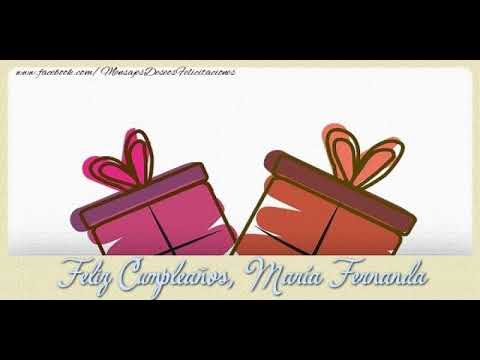 Happy Birthday María Fernanda! ¡Feliz Cumpleaños María Fernanda!