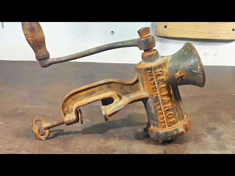 Antique Meat Grinder Restoration | Vintage Meat Grinder