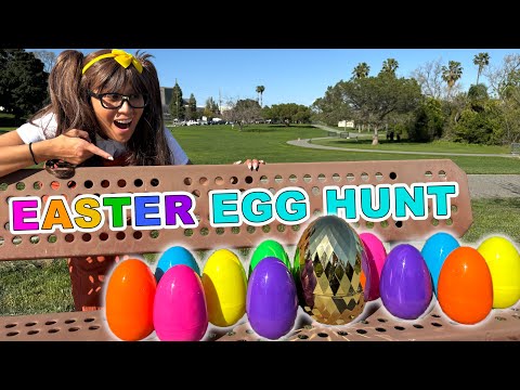 Easter Egg Hunt | Soso Goes On A HUGE Easter EGG Hunt At The Playground!