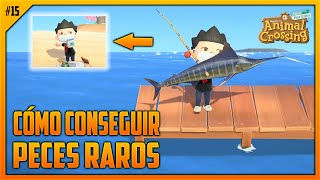 CÓMO CONSEGUIR PECES RAROS 🎣 TRUCOS DE PESCA EP. 15 | ANIMAL CROSSING NEW HORIZONS