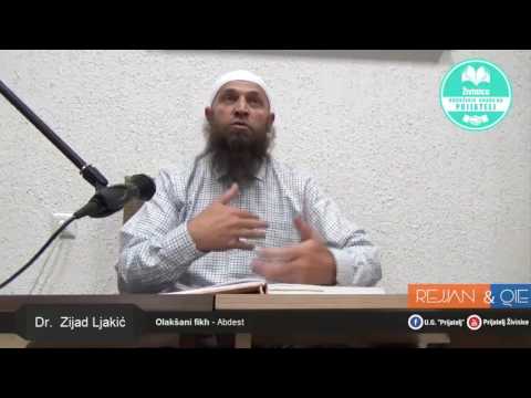 Potiranje po imami (kapi) i marami pri uzimanju abdesta - Dr. Zijad Ljakić