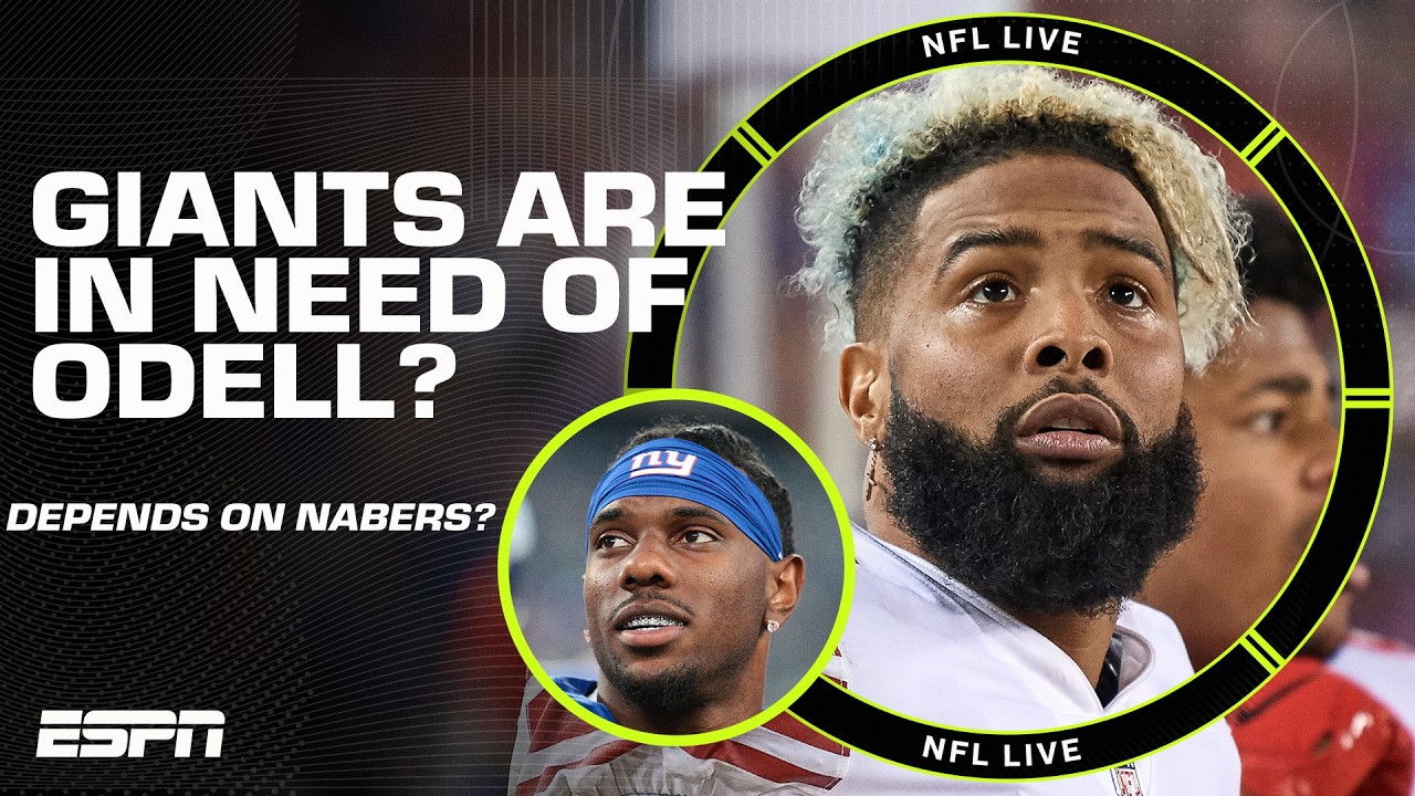 Do the Giants NEED to sign OBJ? Dan Graziano says it depends on Malik Nabers 👀 | NFL Live