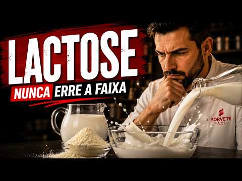 Lactose no Sorvete