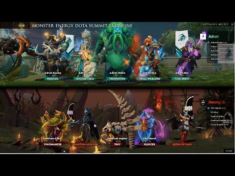 AMONG US V2 VS TEAM ADROIT | DOTA SUMMIT 13 | GAME 1