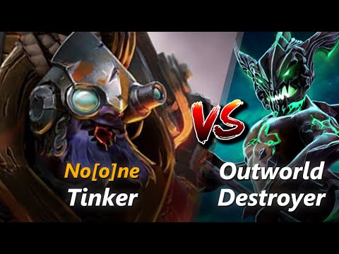 How to Tinker mid vs Outworld Destroyer (feat. No[o]ne) | First 10 minutes