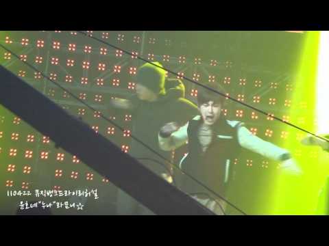 110422 rising sun 뮤직뱅크 드라이리허설(ver.윤호)