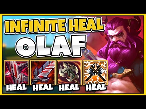 Olaf, But I Have 150% Lifesteal with 6 Healing Items (New Pentakill Olaf Skin)