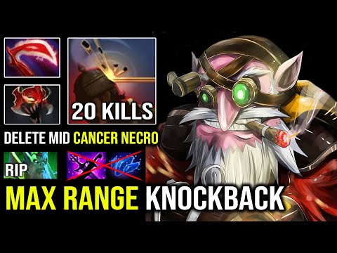 EPIC 1st ITEM Desolator Sniper - Insane Max Range Knockback DELETED Mid Necrophos 7.30d Dota 2
