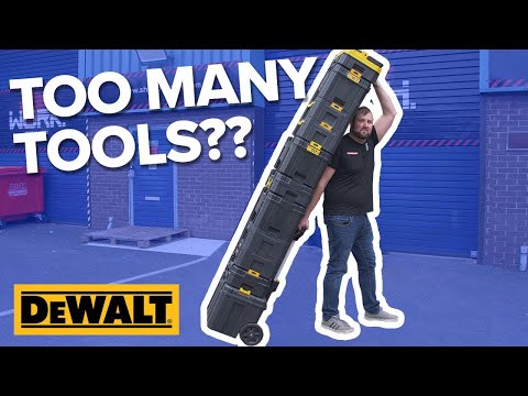 Is your Dewalt TSTAK Tool collection like this? Organise them in Shadow Foam!