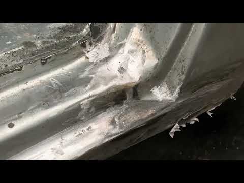 Ford transit mk6/7, Rusty dvrs step, arch and sill replacement part 4