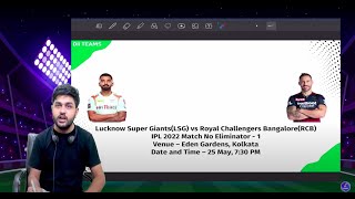 LKN vs BLR Dream11 | LSG vs RCB Pitch Report & Playing XI | Lucknow vs Bangalore Dream11