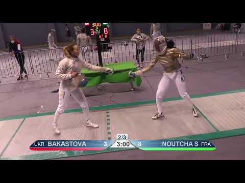 2022 467 T64 27 F S Individual Tbilisi GEO WC GREEN NOUTCHA FRA vs BAKASTOVA UKR