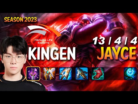 HLE Kingen JAYCE vs RUMBLE Top - Patch 13.21 KR Ranked