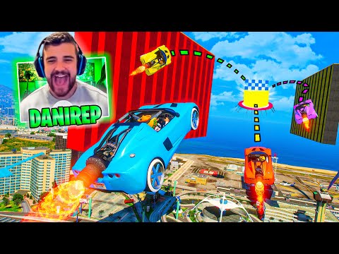 CARRERA BRUTAL! SALTAMOS TODOS A LA VEZ!! - GTA 5 ONLINE