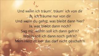 Vanessa Mai - Und wenn ich träum (lyrics) 2017