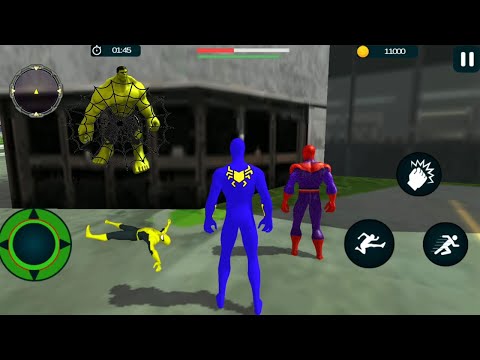 Spider Superhero Vs Hulk Vs Ironman Vs Batman Vs Captain Hero Vs Spider Villain - Spider Hero Battle