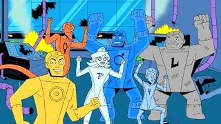 DC Nation - Metal Men - Will Magnus Constructs the Metal Men (full)