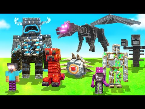 eNtaK - OH NO! Minecraft BATTLE ROYALE in Animal Revolt Battle Simulator