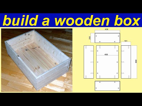 , title : 'Cutia de lemn: construiți o cutie simplă din lemn singur-Build your own wooden box'