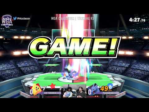 SoftDrinks (Kirby) vs. Pandarian (Pokemon Trainer) - WGA Colosseum #11 - Winners R3