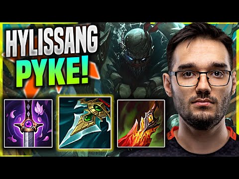 HYLISSANG IS SO CLEAN WITH PYKE! - FNC Hylissang Plays Pyke SUPPORT vs Leona! | Season 11
