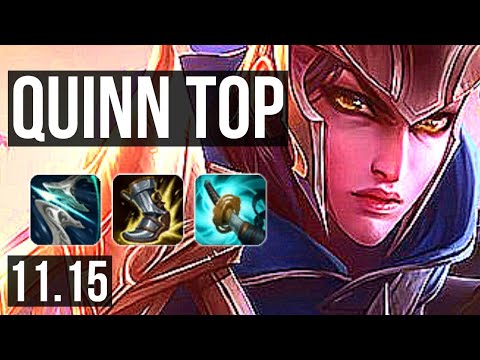 QUINN vs SETT (TOP) | 8 solo kills, Rank 8 Quinn, 1.3M mastery, 300+ games | BR Grandmaster | v11.15