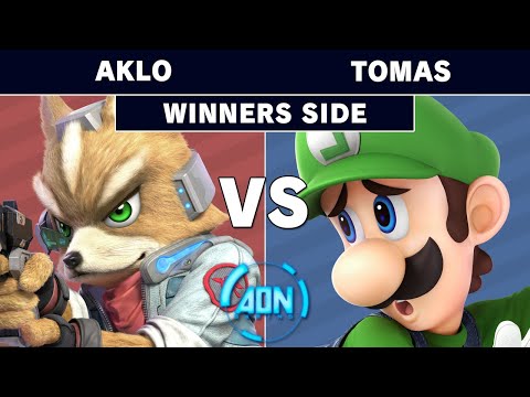 AON Ultimate 65 - Aklo (Fox) vs Tomas (Luigi) Winners Round 2 - Smash Ultimate