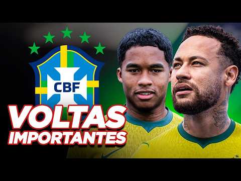 LOOK AT MY BRAZILIAN NATIONAL TEAM SELECTION FOR THE MARCH FRIENDLIES!