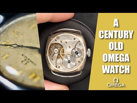 Restoring a Very Old Omega Watch !!! Almost a Century Old