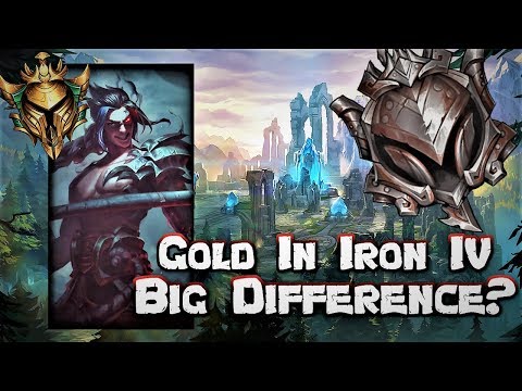 I TOOK MY KAYN INTO IRON 4 FOR THE FIRST TIME! - BIG DIFFERENCE OR NOT?