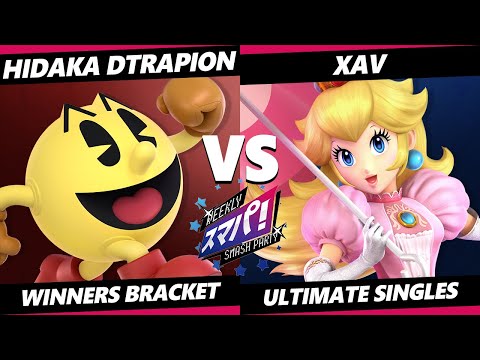 Sumapa 87 - Hidaka Dtrapion (Pac-Man) Vs. Xav (Peach) Smash Ultimate - SSBU