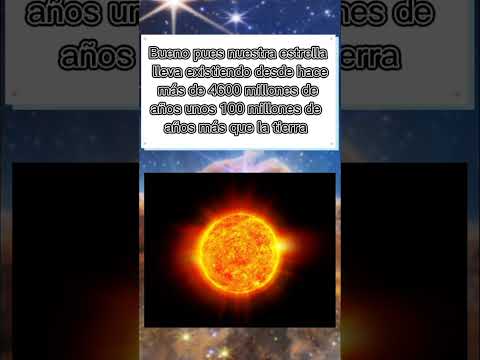 ¿Qué edad tiene el sol ( Discord en la descripción) #ciencia #espacio #astronomia #curiosidades