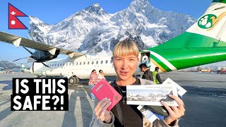 Flying to EVEREST 🇳🇵We Escaped KATHMANDU, Nepal (scary)
