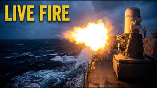 USS George H.W. Bush Live Fire — Navy's Combat Power on Display