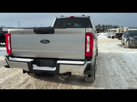 2024 Ford Super Duty F-350 SRW XLT 4WD Crew Cab 8' Box in Silver for sale at Bannister Ford Edson in Edson, AB
