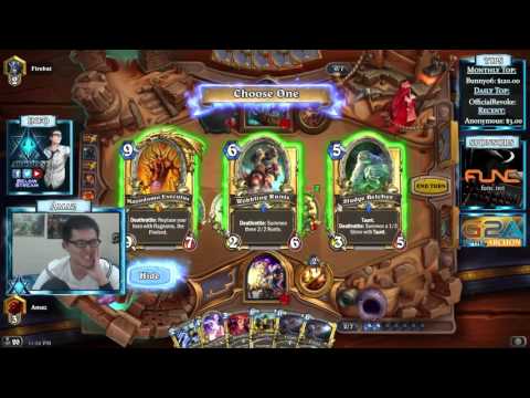 Hearthstone Amaz vs Firebat In Ladder - Get Scamazed -