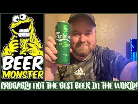 CARLSBERG 3.8% -DANISH PILSNER BEER REVIEW!