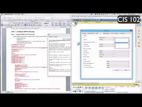 8 3 3 5 Packet Tracer   Configuring Basic OSPFv3 in a Single Area Instructions
