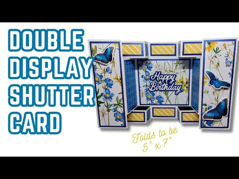 Double Display Shutter Card