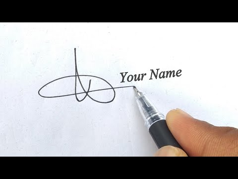 ✔️ How To Create Your Own Signature !! | Signature...