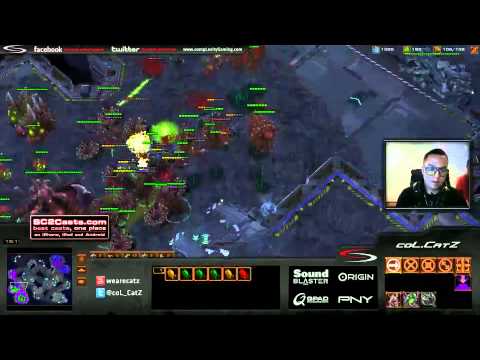 CatZ Burrowed Baneling Magic Trick - Starcraft 2