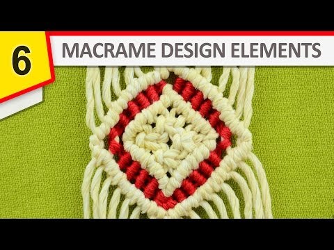 DIY Macrame Wall Hanging Leaves with Flower